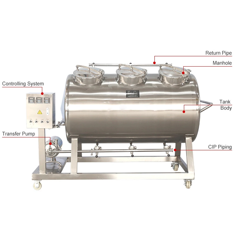 2000L Automatic CIP System with Mobile Stainless Steel Frame - Image 2