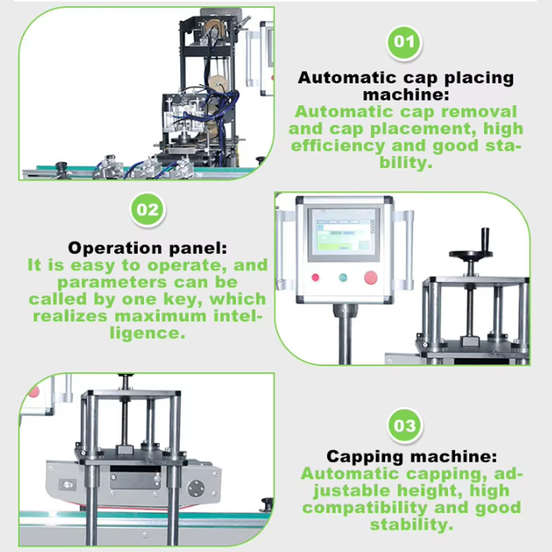 Vibrating cap feeder automatically supplies caps to capping station