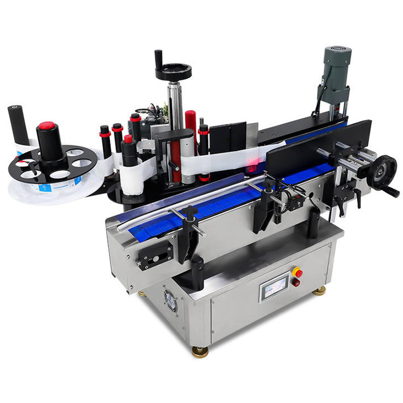 High-speed self-adhesive label application on bottles jars tubes