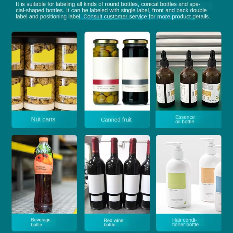 It is suitable for labeling all kinds of round bottles