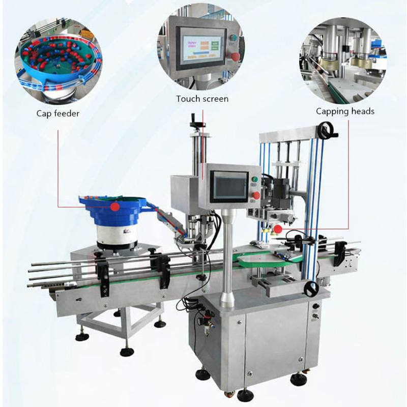 5000-6000 pcs/h Automatic Bottle Capping Machine for Plastic - Image 2