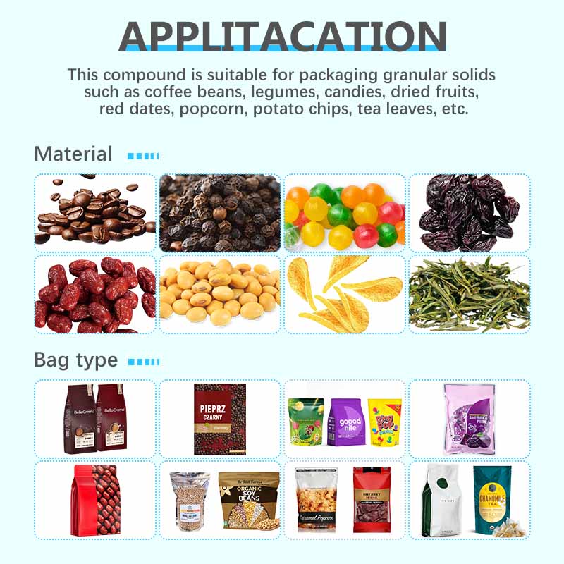 5–55 bags/min Zipper Bag Granule Weighing Packaging Machine - Image 5