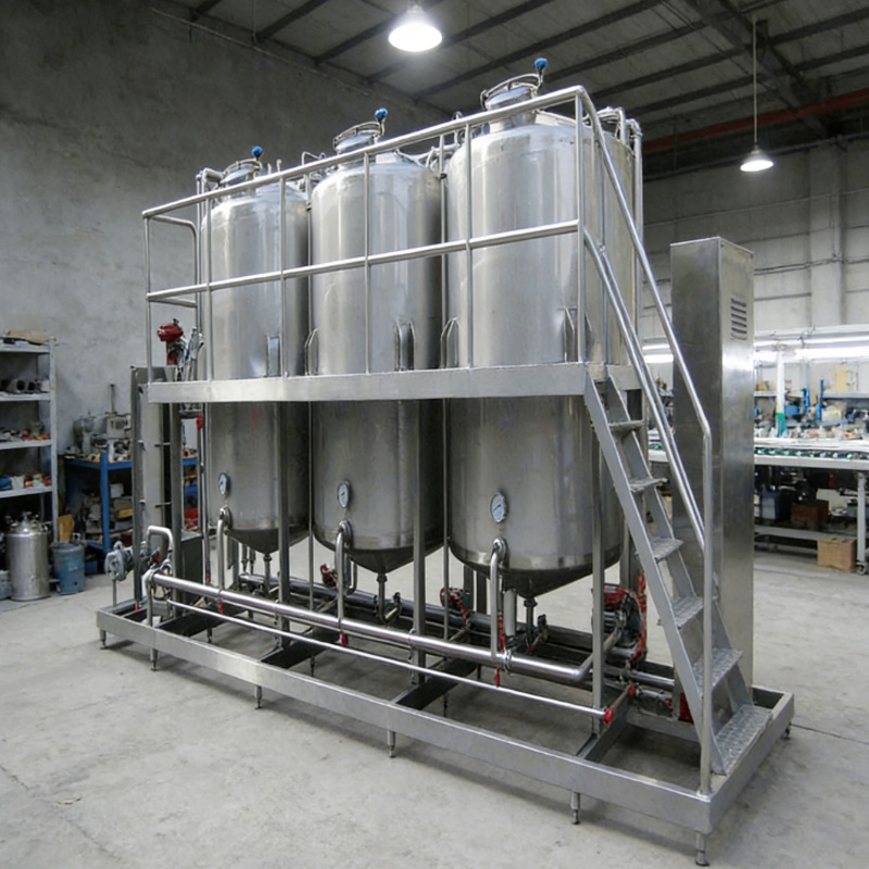 650L Automatic CIP System for Dairy and Food Processing Tanks - Image 4