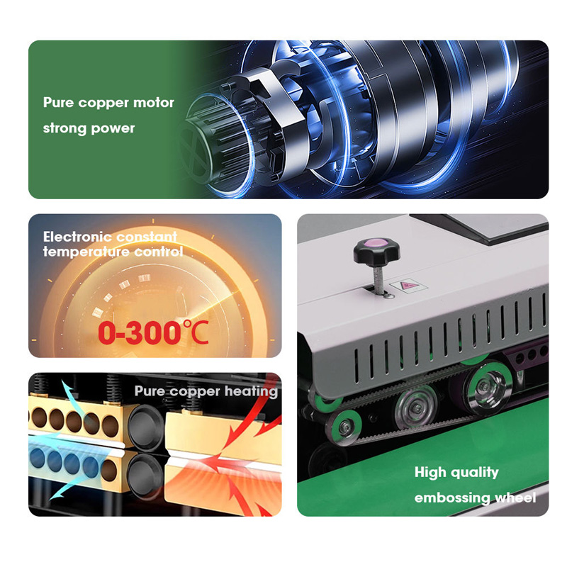 12 m/min Bag Sealing Machine for Food Packaging Freshness - Image 3