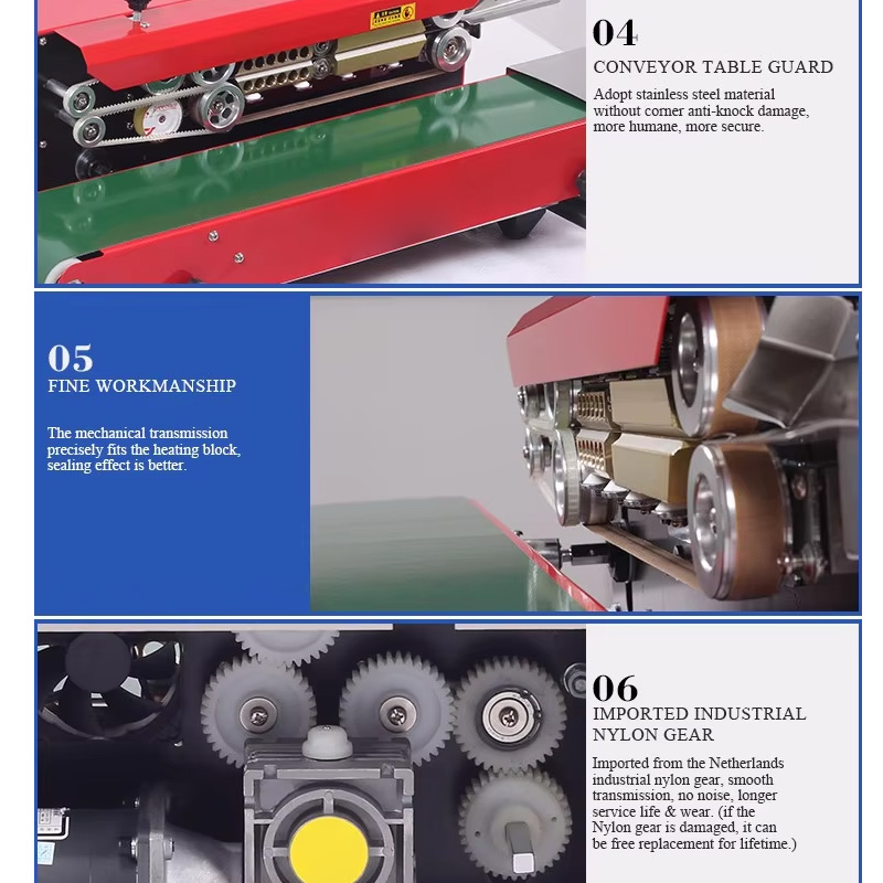 16 m/min Continuous Bag Sealing Machine for Plastic Packaging - Image 4