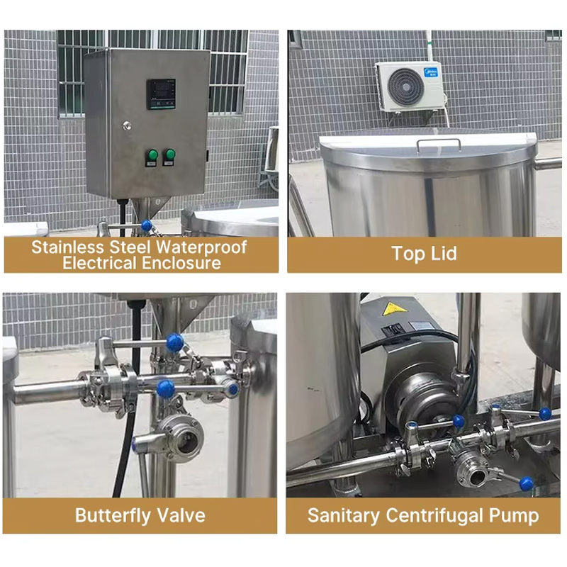 50L-2000L Automatic CIP System for Brewery Fermentation Tanks - Image 4