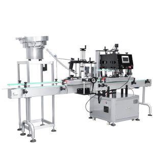 2000 bottles/h Automatic Plastic Glass Bottle Capper Machine