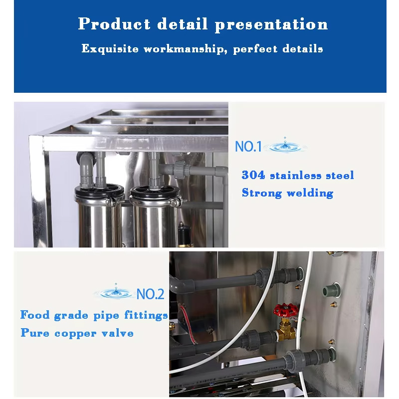 1T/H Reverse Osmosis System for Industrial Pure Water Plant - Image 3