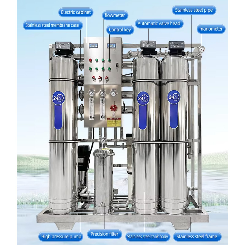 500LPH Reverse Osmosis System Water Filter with Auto Control - Image 3