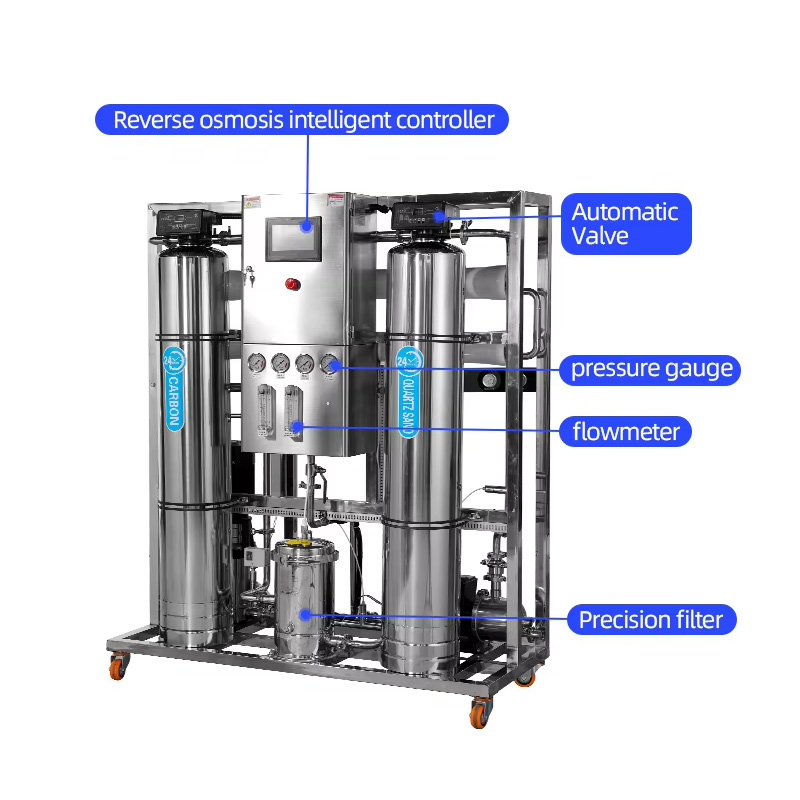 Stainless steel RO unit for safe staff drinking use