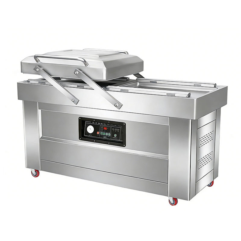 Machine packs 10–25 food pieces per minute automatically