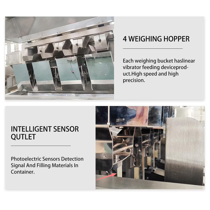 High-precision sensor guarantees accurate granule weighing