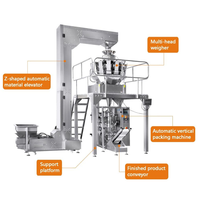 30-100 bags/min Rice Packing Machine for Cereal Candy Stable