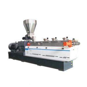 250-400kg/h twin screw extruder for pp pe film pelletizing