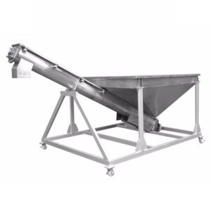 7 t/h Flexible Screw Conveyor for Grain Transfer with Hopper