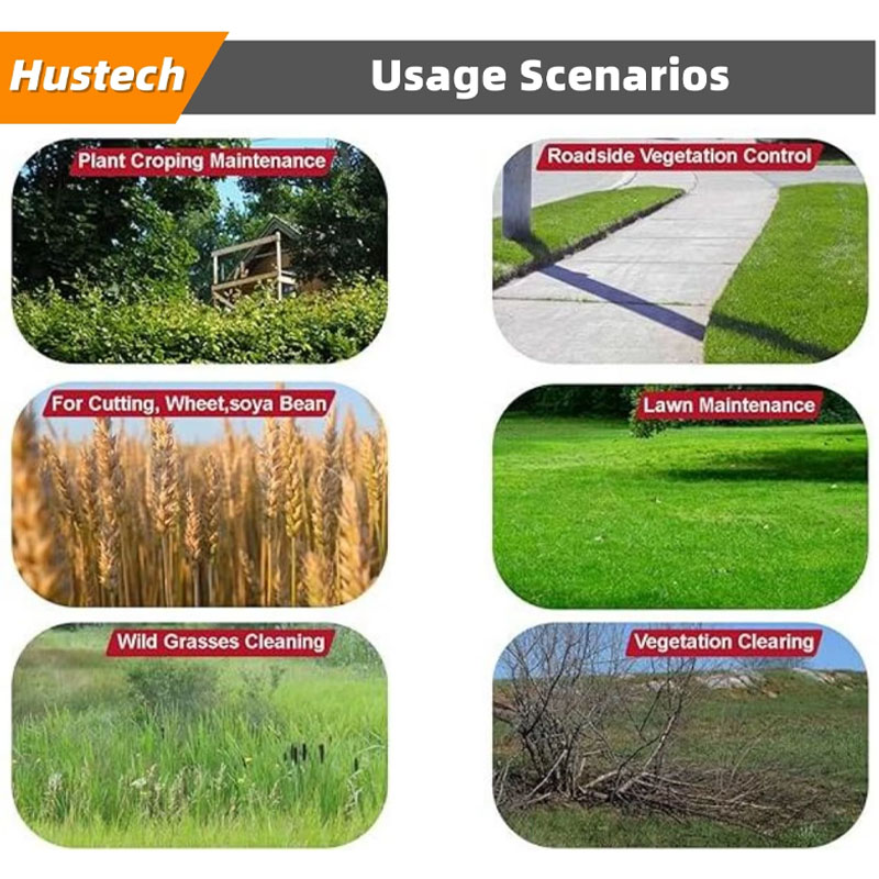 2-Stroke Push Wheel Gasoline Lawn Mower for Garden Mowing - Image 4