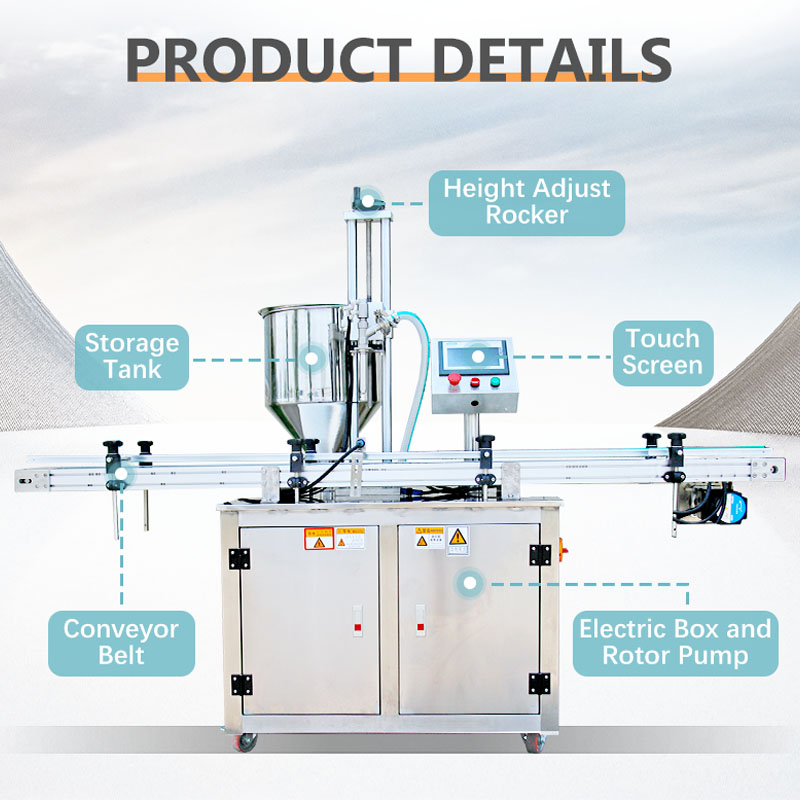 40-50 Bottles/min Liquid Bottling Filling Machine for Honey - Image 3
