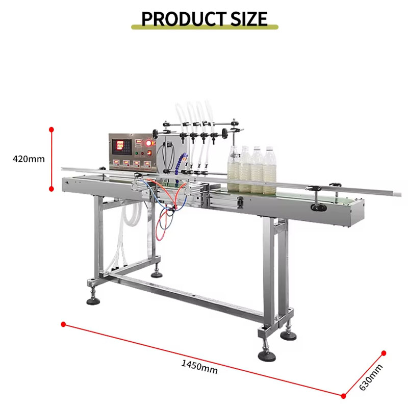 30-40 Bottles/min Magnetic Pump Filling Machine Beverage Line - Image 3