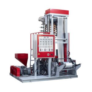 50kg/h blown film extrusion machine for pe hdpe