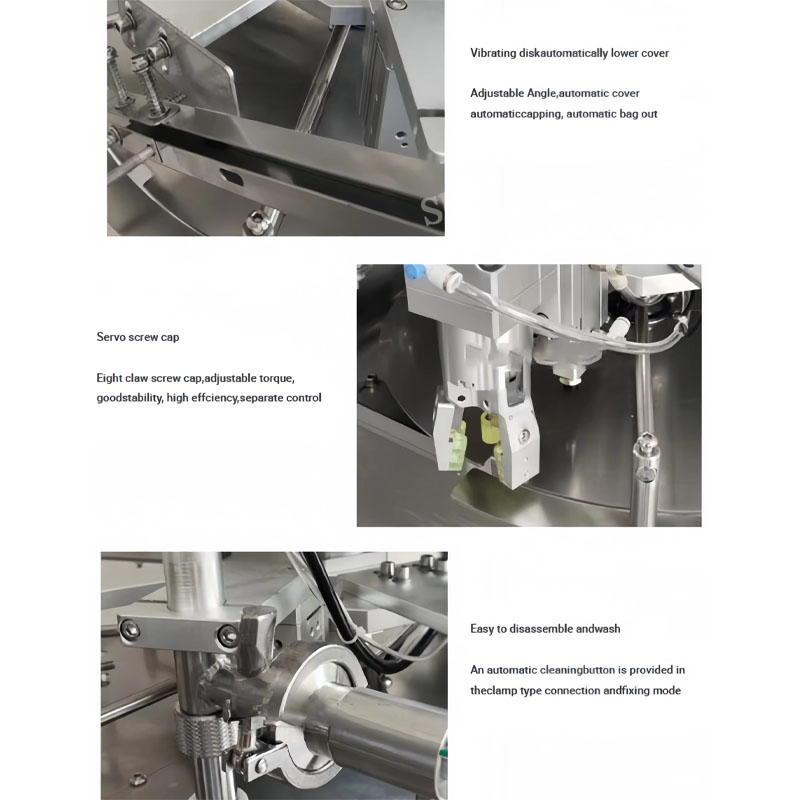 20-30 Bottles/min Spout Pouch Filling Machine for Beverage Line - Image 4