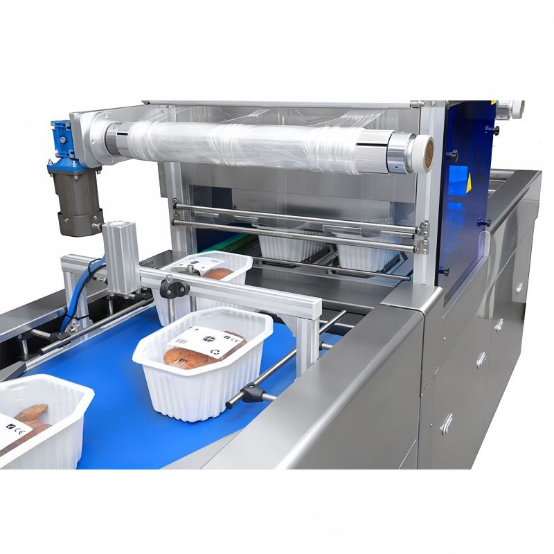 Beef steaks vacuum sealing machine for industrial food packaging