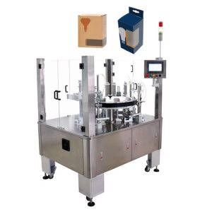 20–50 pcs/min Automatic Bulb Box Rotating Capping Machine