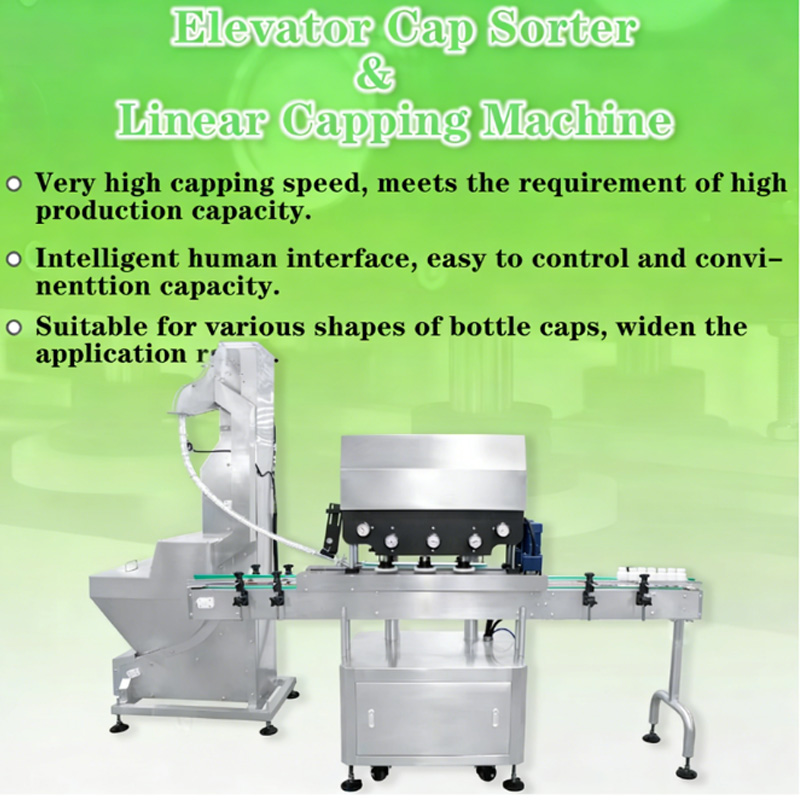 Medium-speed production line with capping operation