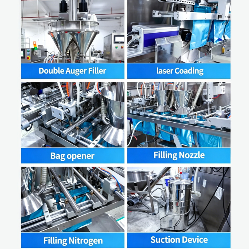 High Precision Auger Filler for Coffee Powder Packaging