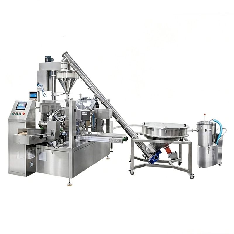Automatic Premade Pouch Powder Packaging Line with Auger Filler