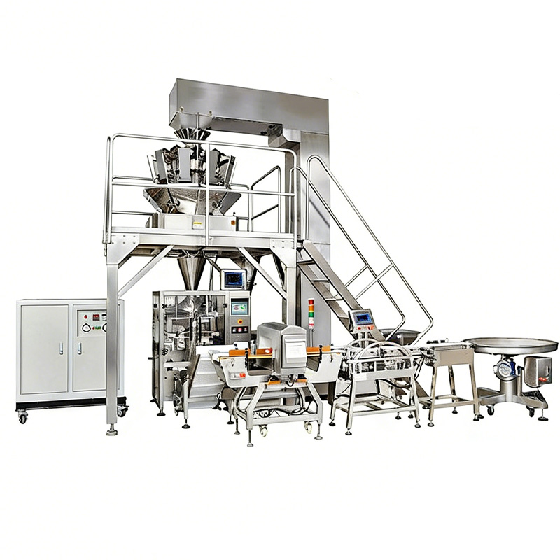 Full view of 14 Head Multihead Weigher for granular snack food