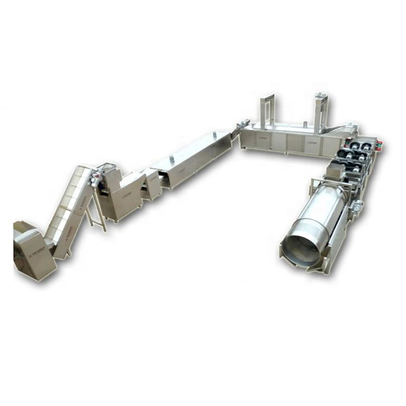 Banana slice processing line for food processing plant