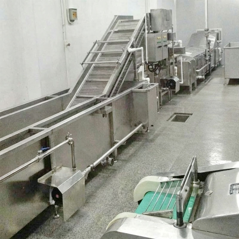 Cucumber washing grading system for pickling production line