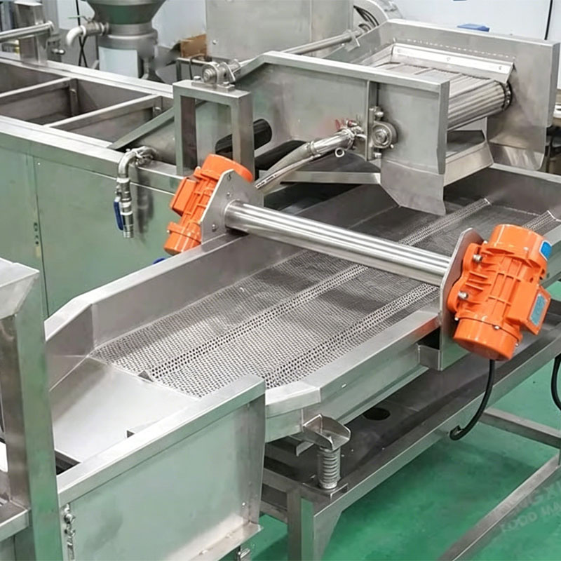 Automatic maize shelling line for industrial corn processing plant