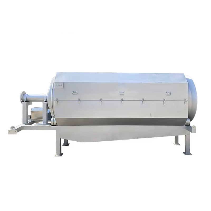 Rotary drum filter screen for mining sludge dewatering process