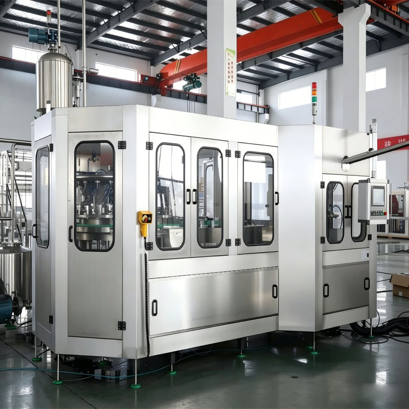 Beer and soda aluminum can filling line production system
