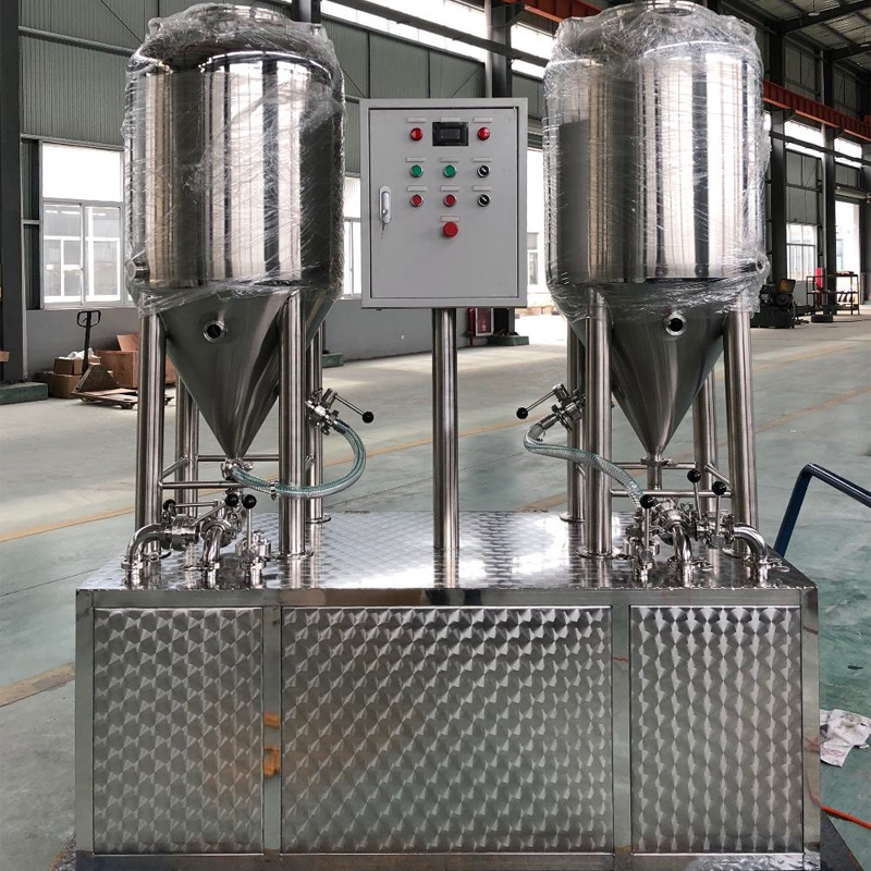Whiskey distillation equipment in production workshop