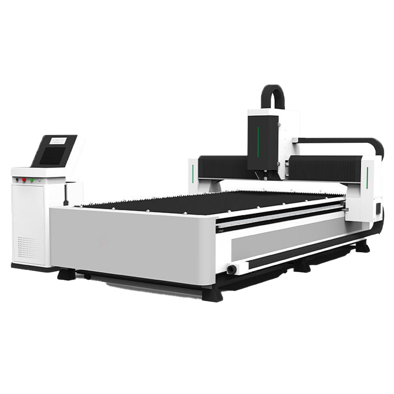 Industrial CNC plasma cutting machine, clean studio view