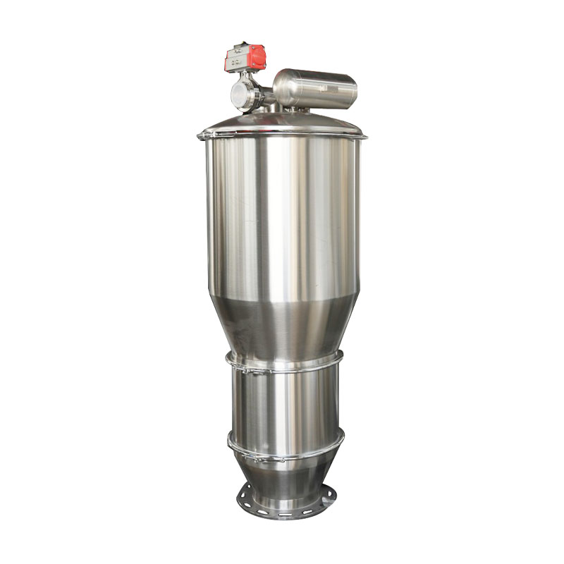 Vacuum feeder for stainless steel negative pressure system