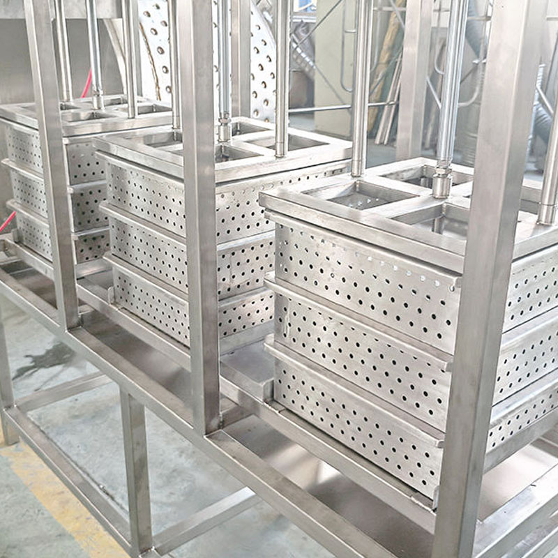 Käsepresssystem aus Edelstahl für die industrielle Milchproduktion