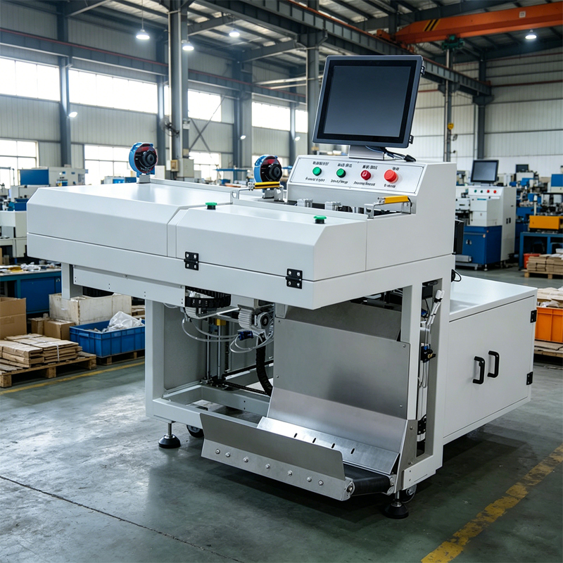 On-site workshop unit matched with main machine for protective bubble envelope production.