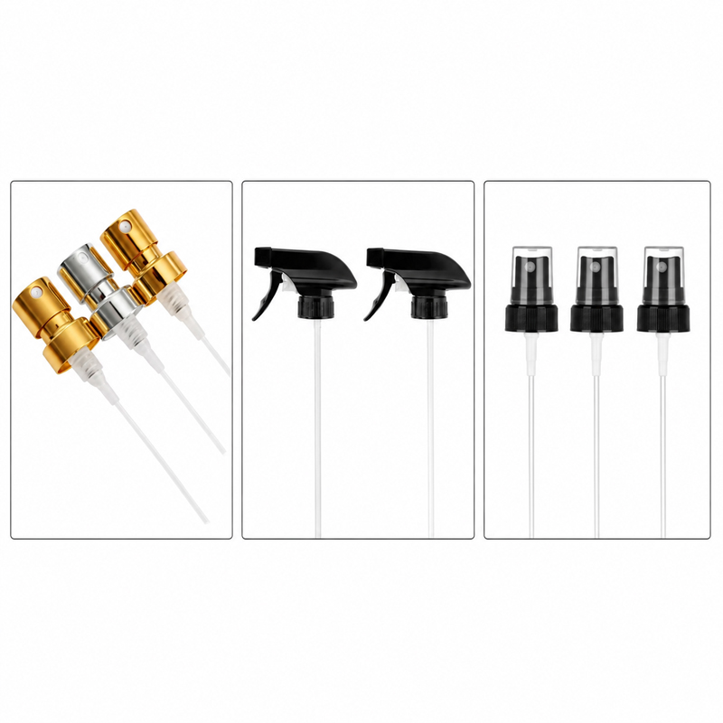 Perfume bottle and cosmetic container caps suitable for automatic capping machine