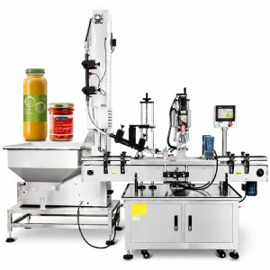Automatic Chili Sauce Jar Capping Machine for Food Packaging