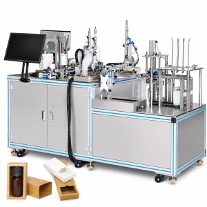 Automatic Carton Folding Machine for Cosmetic Product Packaging