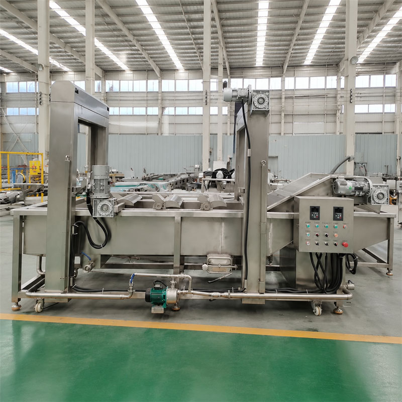Industrial continuous fryer for potato chip production line