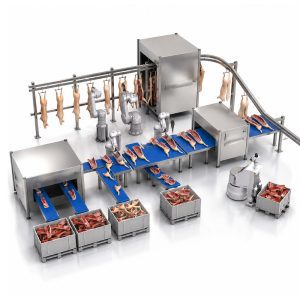 Red Meat Processing Line for Central Kitchen Food Production