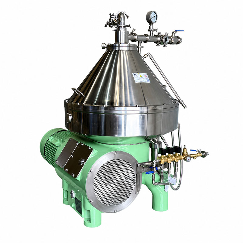 disc stack centrifugal separator for milk separation system