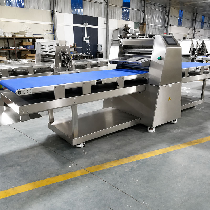 automatic dough sheeting machine for commercial bakery line