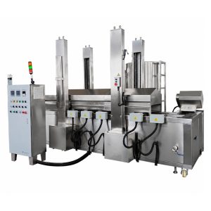 Continuous Fryer System Fast Food Production Equipment
