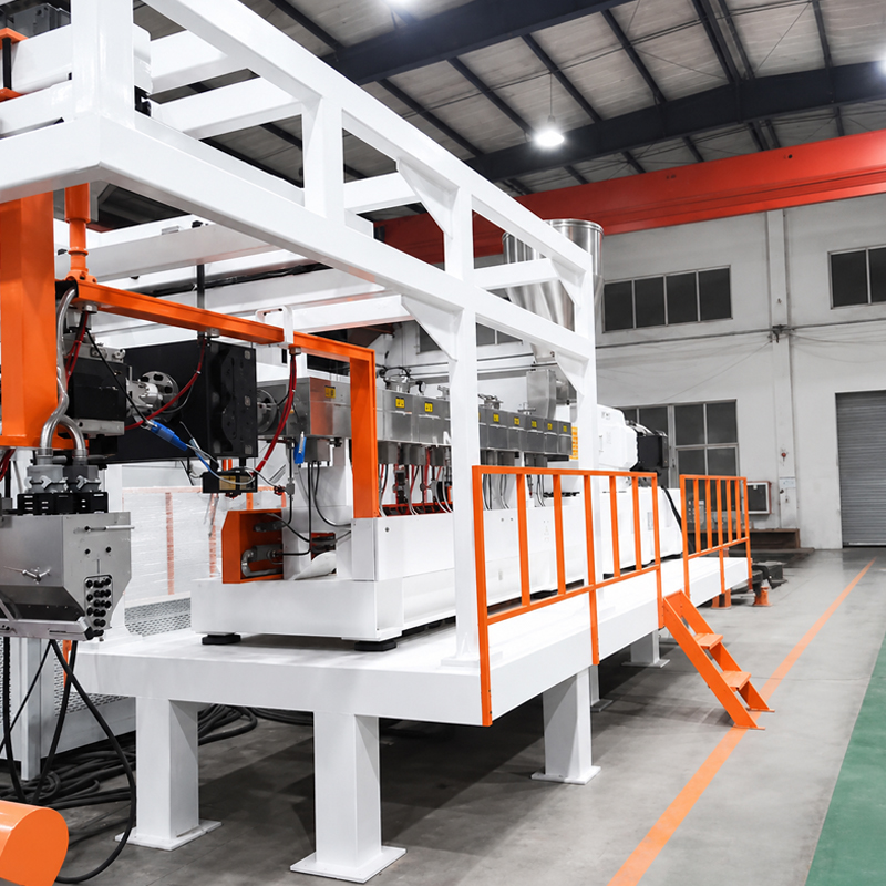 Calender roller and control panel of sheet extrusion line machine