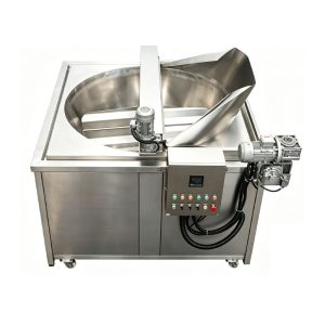 Round Pot Batch Frying Machine for Snack Food Production